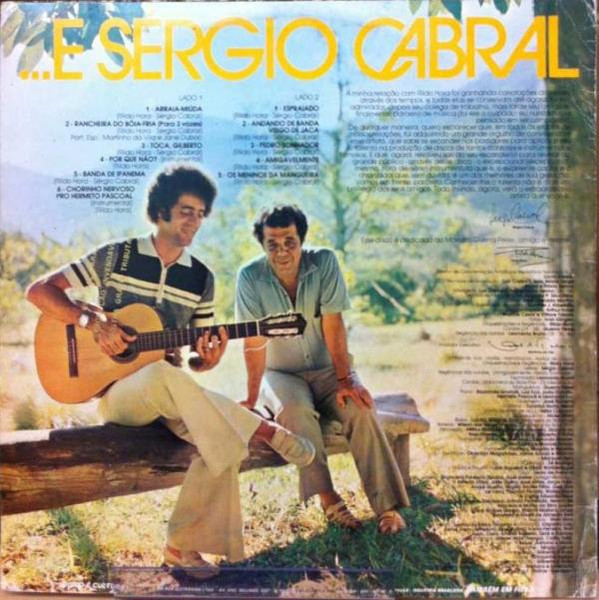 Rildo Hora ...E Sérgio Cabral - Rildo Hora...E Sérgio Cabral | RCA Victor (LP 103.0360) - 3