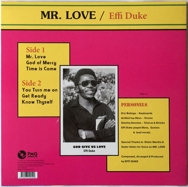 Effi Duke & The Love Family - Mr. Love | PMG (PMG011LP) - 3