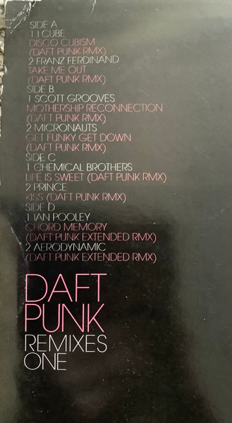 Various - Daft Punk Remixes One | Not On Label (Daft Punk) (DPK001) - 4 Various - Daft Punk Remixes One | Not On Label (Daft Punk) (DPK001) - 4