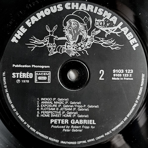 Peter Gabriel - Peter Gabriel | Charisma (9103 123) - 4