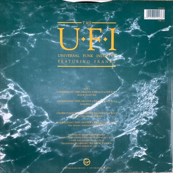 UFI Featuring Frankë Pharoah - Understand This Groove (I Really Love You) | Virgin (VST 1247) - 2 UFI Featuring Frankë Pharoah - Understand This Groove (I Really Love You) | Virgin (VST 1247) - 2