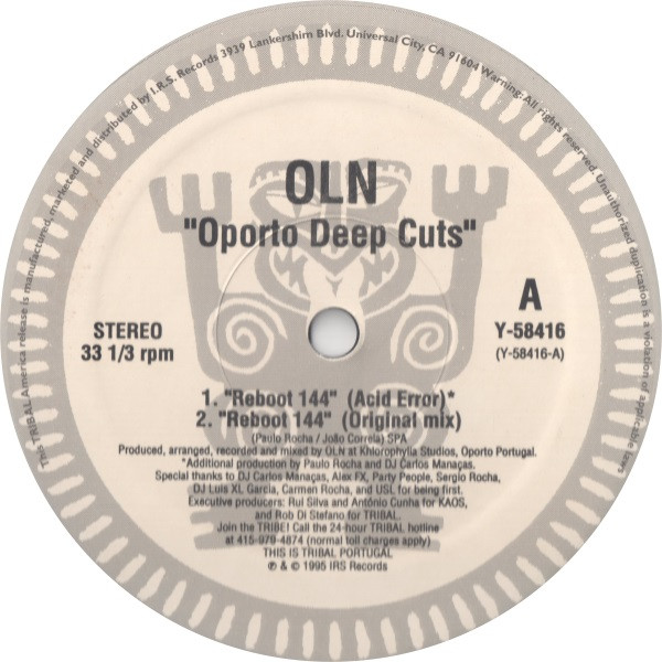 OLN - Oporto Deep Cuts EP | TRIBAL Portugal (Y-58416)