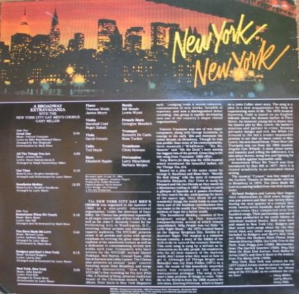 New York City Gay Men's Chorus , Gary Miller - New York, New York | Pro-Arte Digital (PAD-198) - 2