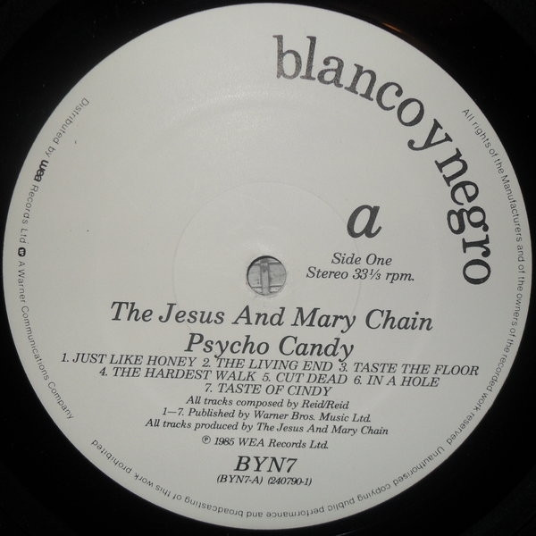 The Jesus And Mary Chain - Psychocandy | Blanco Y Negro (BYN 7) - 3