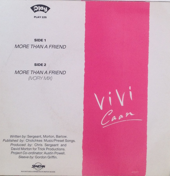 Vivi Caan - More Than A Friend | Play (PLAY 225) - 2 Vivi Caan - More Than A Friend | Play (PLAY 225) - 2