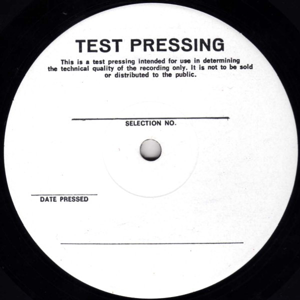 Change - Test Pressing | Not On Label (Change) (CH 3 81)