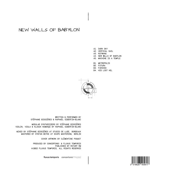 Stéphane Bissières , Raphael Sibertin-Blanc - New Walls Of Babylon | fluxus temporis (FT003) - 2