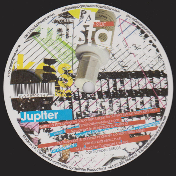 Sébastien Léger - Venus / Jupiter | Mistakes Music (MIS003) - 3