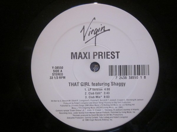 Maxi Priest - That Girl | Virgin (Y-38550) - 3