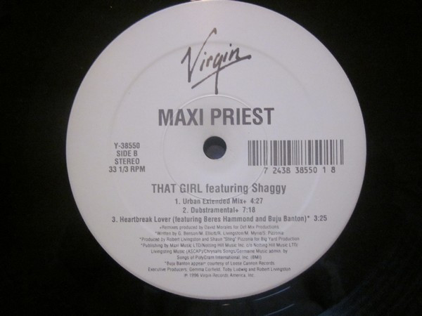 Maxi Priest - That Girl | Virgin (Y-38550) - 4