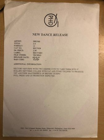 Drum - 2.0 | Rectory (REC NO 8) - 4