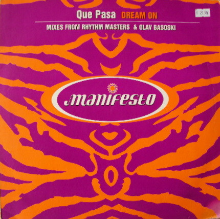 Que Pasa - Dream On | Manifesto (FESX63) - main