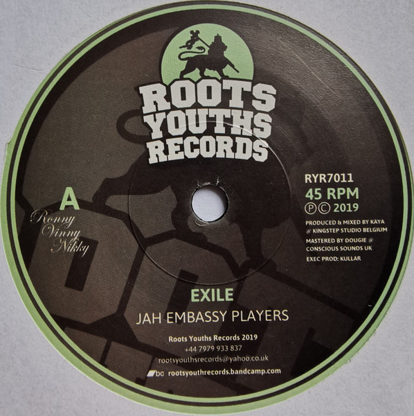 Jah Embassy Players - Exile | Roots Youths Records (RYR7011)