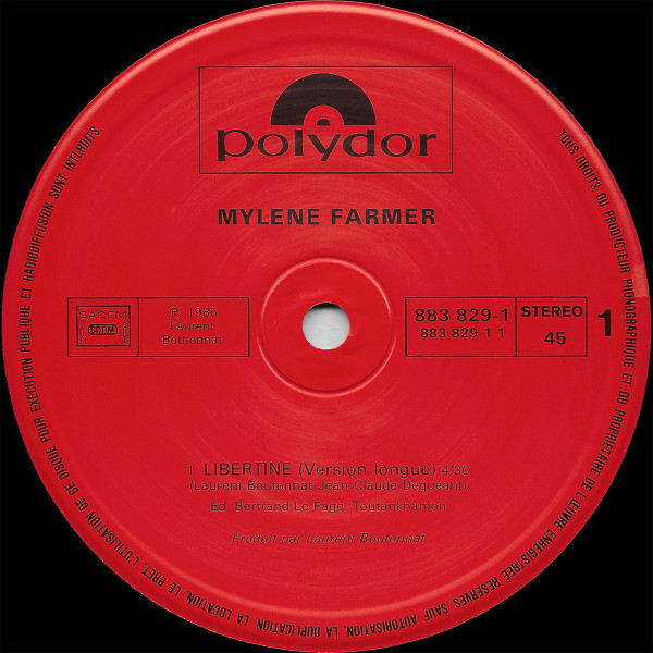 Mylène Farmer - Libertine | Polydor (883 829-1) - 3