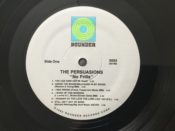The Persuasions - No Frills | Rounder Records (3083) - 3