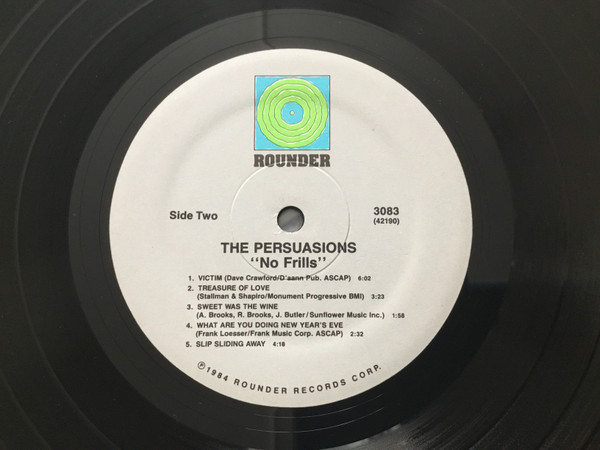 The Persuasions - No Frills | Rounder Records (3083) - 4