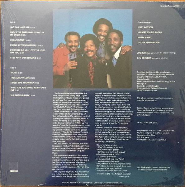 The Persuasions - No Frills | Rounder Records (3083) - 2