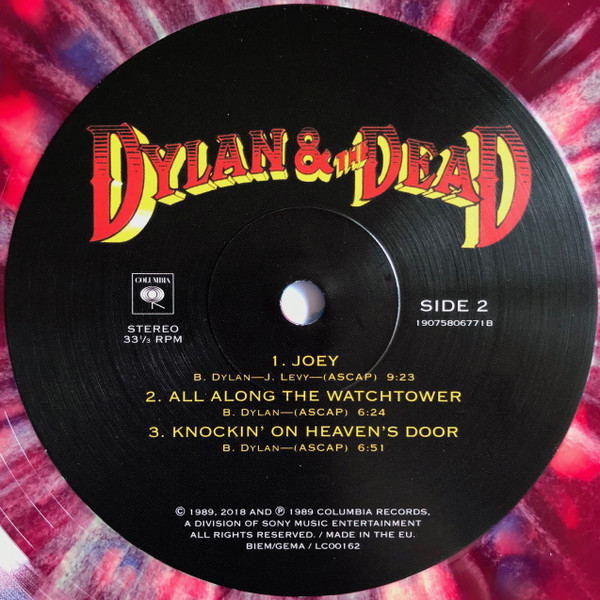 Bob Dylan & The Grateful Dead - Dylan & The Dead | Columbia (19075806771) - 4 Bob Dylan & The Grateful Dead - Dylan & The Dead | Columbia (19075806771) - 4