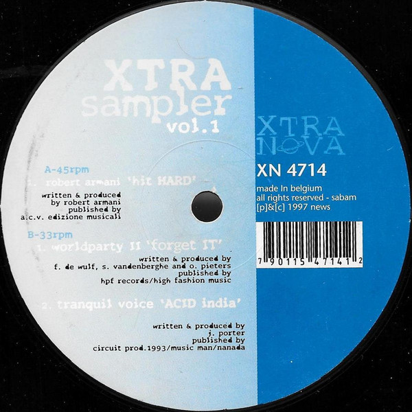 Various - Xtra Sampler Vol. 1 | Xtra Nova (XN 4714)