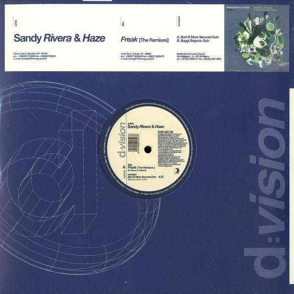 Sandy Rivera & Haze - Freak (The Remixes) | D:vision Records (DVR 527.08)