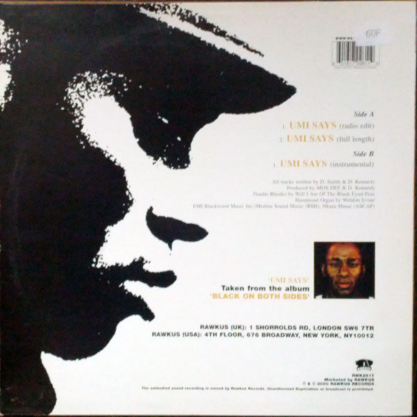 Mos Def - Umi Says | Rawkus (RWK261T) - 2