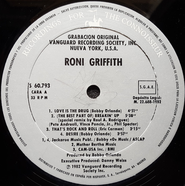Roni Griffith - Roni Griffith | Vanguard (S 60.793) - 3 Roni Griffith - Roni Griffith | Vanguard (S 60.793) - 3