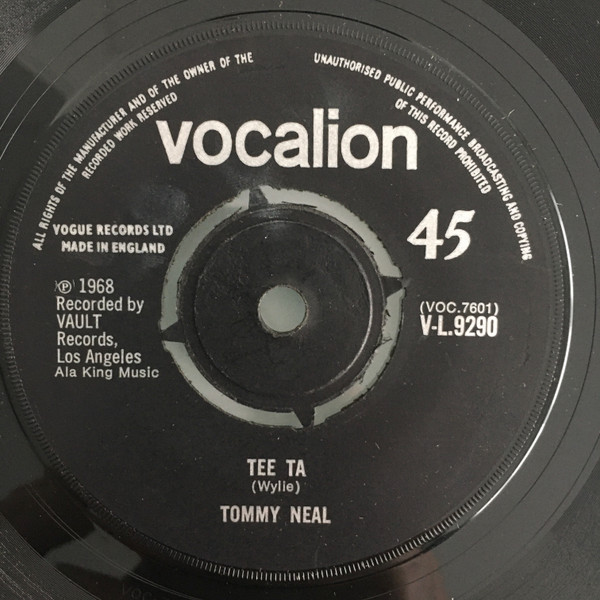 Tommy Neal - Goin' To A Happening | Vocalion (V-L.9290) - 2