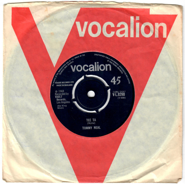 Tommy Neal - Goin' To A Happening | Vocalion (V-L.9290) - 3