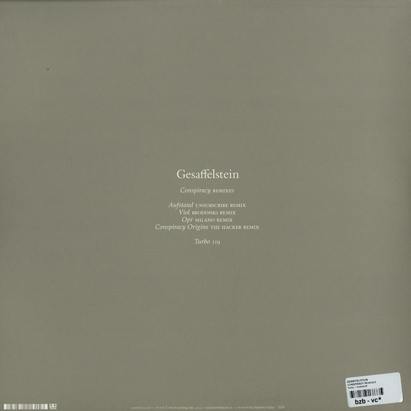 Gesaffelstein - Conspiracy Remixes | Turbo (Turbo 119) - 2 Gesaffelstein - Conspiracy Remixes | Turbo (Turbo 119) - 2