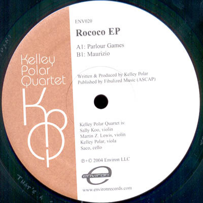 Kelley Polar Quartet - Rococo EP | Environ (ENV 020)