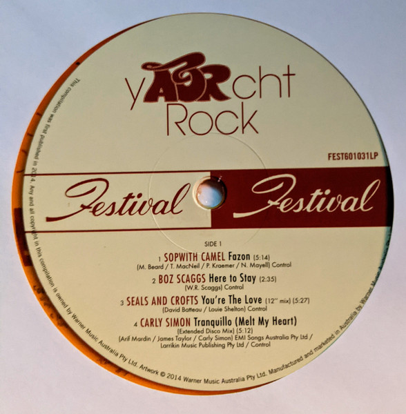 Various - YAORcht Rock 2LP | Festival Records (FEST601031LP) - 3
