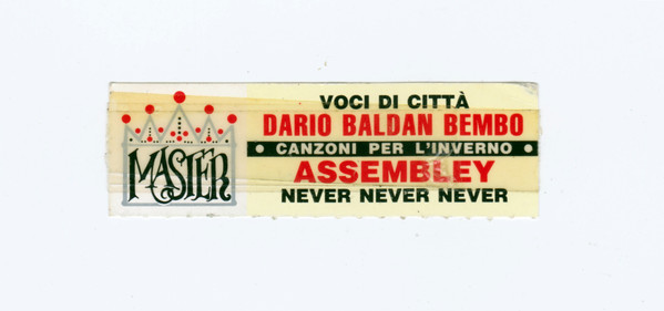 The Assembly / Dario Baldan Bembo - Never Never / Voci Di Città | Ascolto (YD 668) - 3
