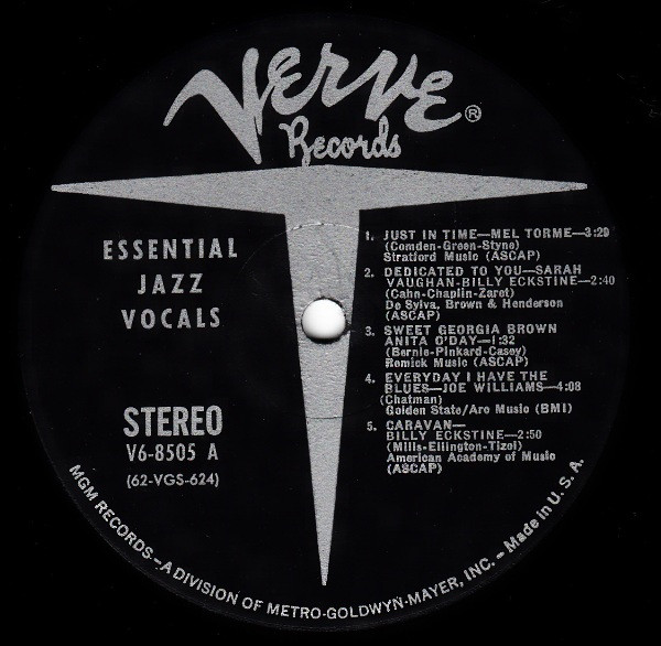 Various - The Essential Jazz Vocals | Verve Records (V6-8505) - 2