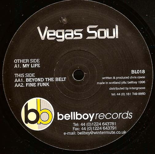 Vegas Soul - My Life | Bellboy Records (BL018)