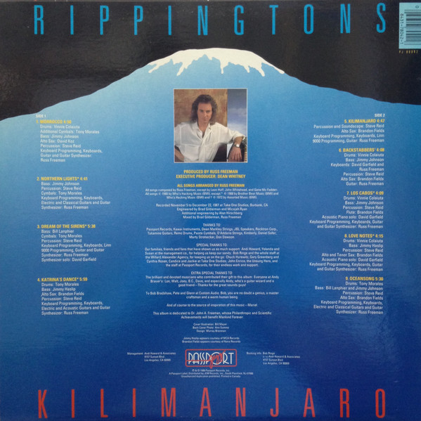 The Rippingtons Featuring Russ Freeman - Kilimanjaro | Passport Jazz (PJ 88042) - 2