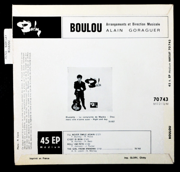 Boulou Ferré - I'll Never Smile Again | Barclay (70743) - 2