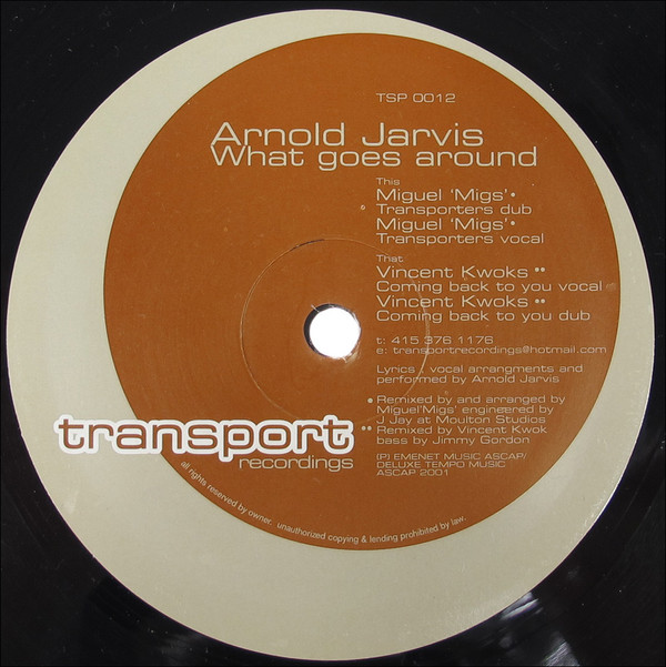 Arnold Jarvis - What Goes Around | Transport Recordings (TSP012)