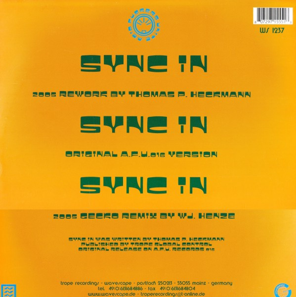 Silent Breed - Sync In (2005 Remixes) | Wavescape (WS 1237) - 2 Silent Breed - Sync In (2005 Remixes) | Wavescape (WS 1237) - 2