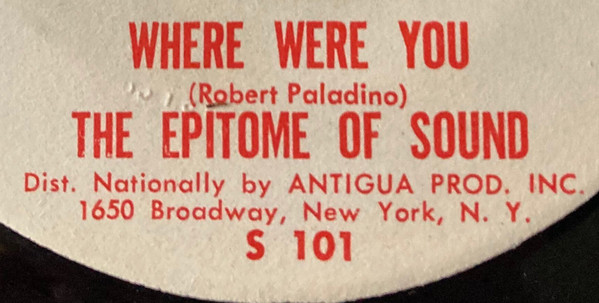 Epitome Of Sound - You Don't Love Me | Sandbag Records (S 101) - 3