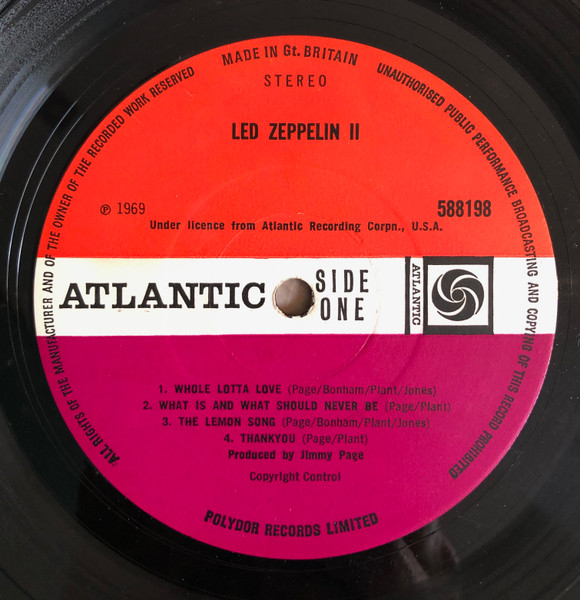 Led Zeppelin - Led Zeppelin II | Atlantic (588198) - 3 Led Zeppelin - Led Zeppelin II | Atlantic (588198) - 3