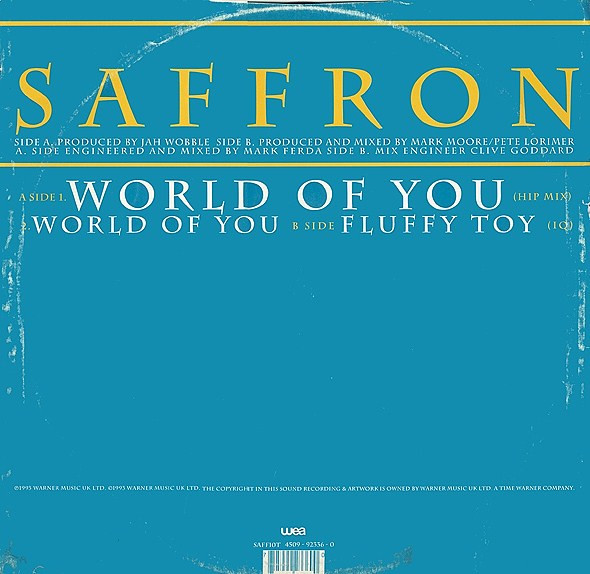 Saffron - World Of You | WEA (SAFF10T)