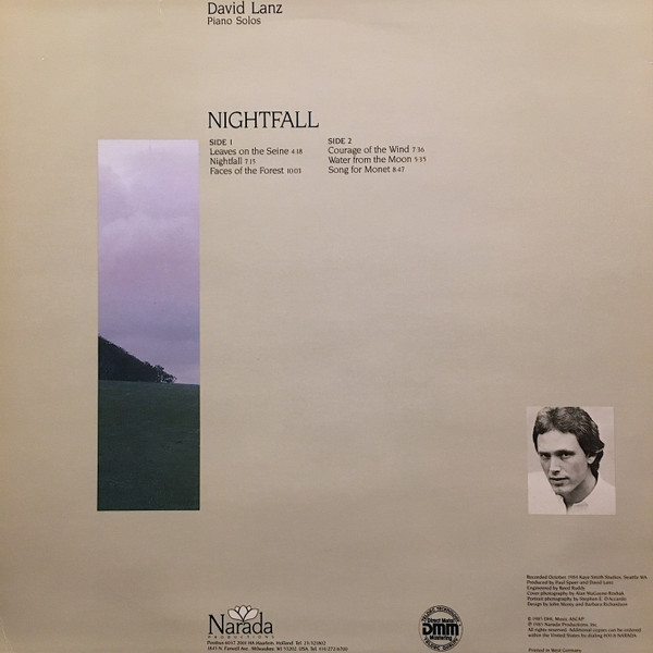 David Lanz - Nightfall | Narada (LP-1006)