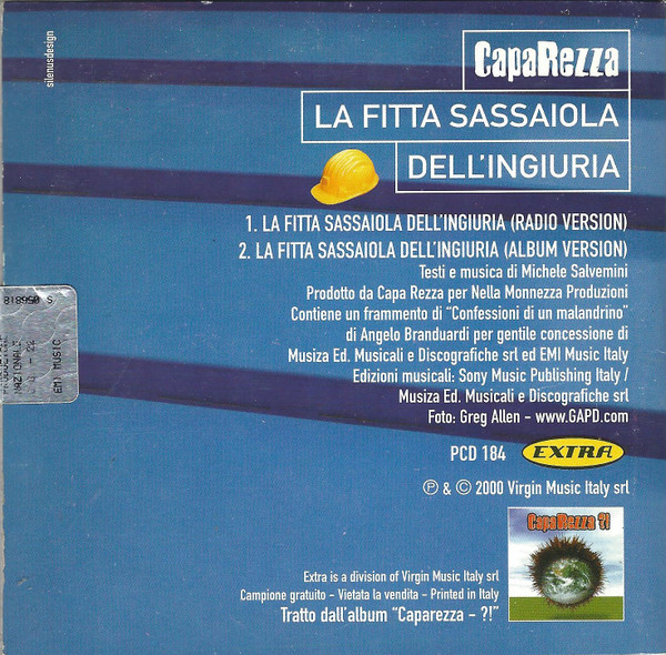 Caparezza - La Fitta Sassaiola Dell'Ingiuria | Extra (PCD 184) - 2 Caparezza - La Fitta Sassaiola Dell'Ingiuria | Extra (PCD 184) - 2