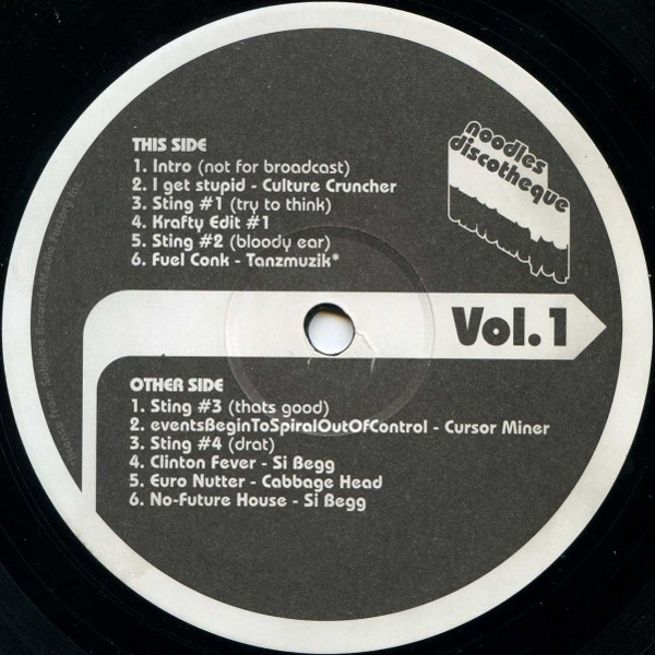 Various - Noodles Discotheque Vol. 1 | Noodles Discotheque (NOODJ 001)