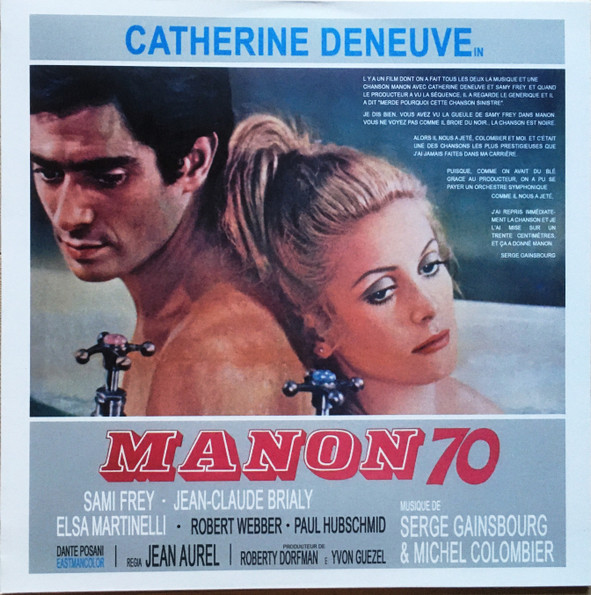 Serge Gainsbourg , Michel Colombier - Manon 70 / Ce Sacré Grand-Père... | Not On Label (Serge Gainsbourg) (1968) - main