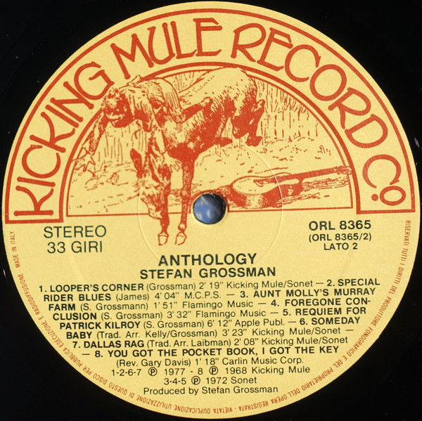 Stefan Grossman - Anthology | Kicking Mule Records (ORL 8365) - 4