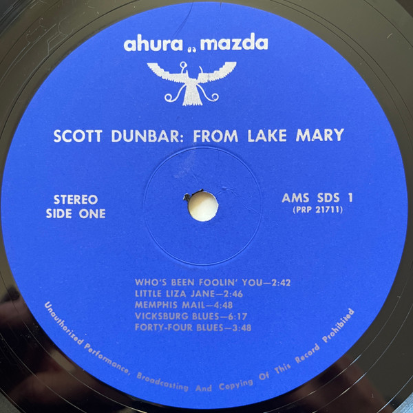 Scott Dunbar - From Lake Mary | Ahura Mazda (AMS SDS 1) - 3