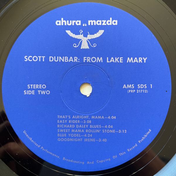 Scott Dunbar - From Lake Mary | Ahura Mazda (AMS SDS 1) - 4