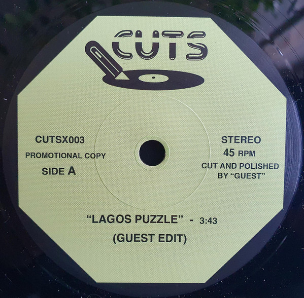 Guest - Guest Mini Edits Vol.3 | Cuts (CUTSX003)