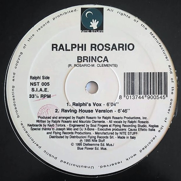 Ralphi Rosario - Brinca | Nite Stuff (NST 005)